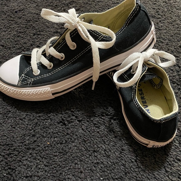 Kids black Converse size 2 - Picture 6 of 6